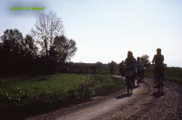 In bici