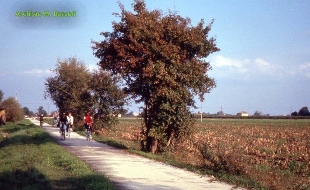 In bici