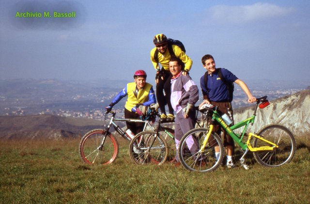 In bici