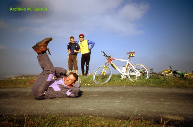In bici