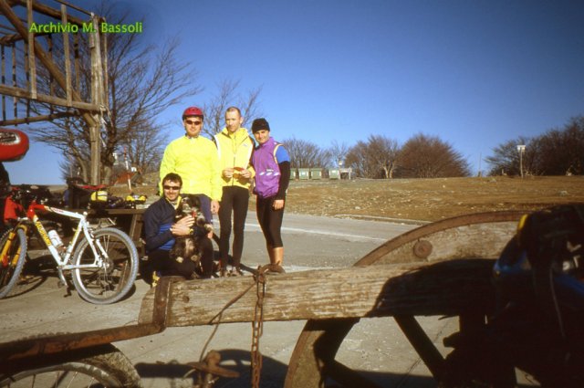 In bici