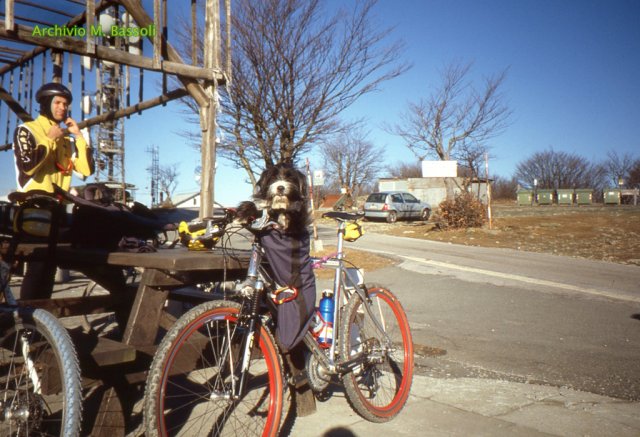In bici